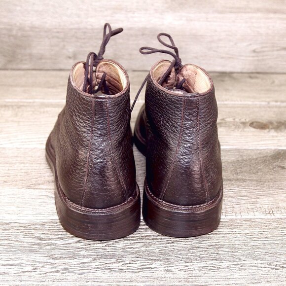 $995 GRAVATI Neiman Marcus 8 M Chukka PECCARY Brown 15950 * add $15 new Trees
